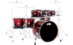 PDP Concept Maple Shell Set Red to Black Fade