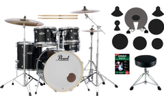 Pearl Export EXX725BR/C31 Batterie Jet Black Set Débutant