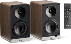 Altavoces Activos ELAC Debut ConneX B41 Walnut - Modelo 1A Showroom (Estado: Como Nuevo, En Embalaje Original)
