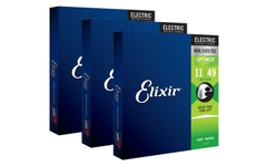 Elixir 19102 Electric Optiweb Medium 3er Set