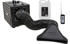 Briteq Macchina Nebbia a Ultrasuoni per Pavimento + Set Liquido Chauvet DJ