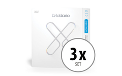 D'Addario XS 80/20 Bronze Coated 10-47 Light 12-String 3x Set