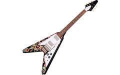 Epiphone Jimi Hendrix "Love Drops" Flying V Ebony