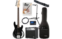 Rocktile MB-4 BK E-Bass Schwarz Set
