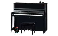 Kawai Aures 2 K-300 E/P SL Pianoforte Nero Lucido Set