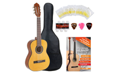 GEWA Student 1/2 Classical Guitar Natural Light Starter Set