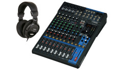 Set Mixer Yamaha MG12XU con Cuffie