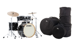 Tama CL52KR-TPB Superstar Classic Drumkit Transparent Black Burst Set mit Taschen