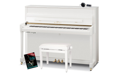 Kawai ATX4 Anytime K-200 WH/P Piano Wit Hoogglans Set