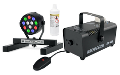 Showlite SN-400 Machine à Brouillard + SPS-121 Spot RGBW + Set de 1 l de Fluide