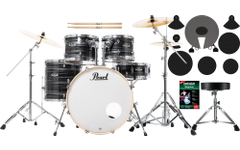 Pearl Export EXX725SBR/C778 Batterie Graphite Silver Twist Set Débutant