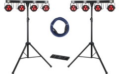 Showlite LB-4390 LED Compleet Set RGB Licht Systeem 2x Set