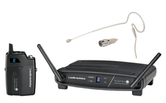 Audio Technica ATW-1101 Draadloos Set incl. Headset Beige & Draadloze Adapter