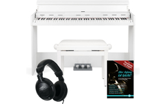 FunKey DP-1088 WM Digitalpiano Wit mat Set incl. bank, koptelefoon en school