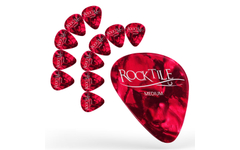Rocktile Plektren Red Tortoise Medium 12er Pack