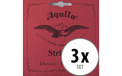 Set Di Corde Aquila 86U Red Series Per Ukulele Concerto 3x