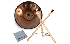 Ugur D-Kurd Minor Edelstahl Handpan Bronze 440 Hz Set