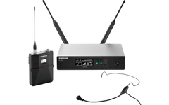 Shure QLXD14E S50 Headset HS-65 EA Draadloos Set