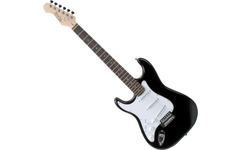 Rocktile Pro ST3-BK/RW-L Linkshänder (Lefty) E-Gitarre Black