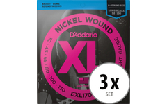 D'Addario EXL170-6 Regular Light 3x Set