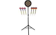 Stagecaptain DBS-1715C BullsEye Champion Dartscheibe + Standaard Set Zwart