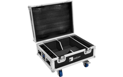 Roadinger Flightcase 4x AKKU IP UP-4 QuickDMX met Laadfunctie