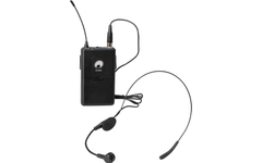 Omnitronic WAMS-12 Taschensender inkl. Kopfbügelmikrofon 863MHz