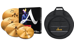 Set Piatti Zildjian A391 Sweet Ride con Borsa per Piatti