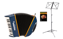 Set Fisarmonica per Bambini Hohner XS Blu-Arancione