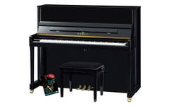 Kawai K-300 E/P Pianoforte Nero Lucido Set