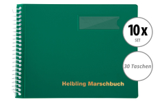 Helbling BMG30 Libro de Marcha verde 30 bolsillos set de 10