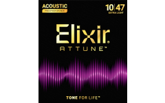 Elixir Attune Phosphor Bronze Acoustic Guitar Strings Extra Light 10-47