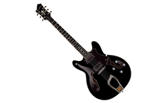 Hagstrom Viking Black Gloss Linkshänder  - Retoure (Zustand: sehr gut)