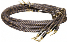 Dynavox Black Line High-End Lautsprecherkabel Paar 2m  - 1A Showroom Modell (Zustand: wie neu, in OVP)