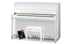 Set Pianoforte Kawai K-200 WH/P Bianco Lucido