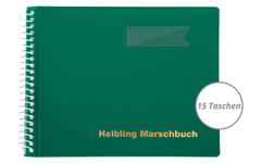 Helbling BMG15 Marschboek groen 15 vakken