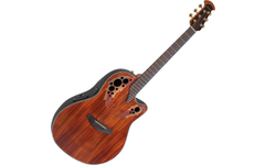 Ovation Celebrity Elite Plus CE44P Mid Cutaway Figured Koa