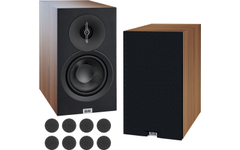 ELAC Debut B5.3 Enceintes Bibliothèque Noyer Paire Set Oehlbach