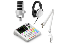 Rode Rodecaster Duo Wit Podcast/Streamer Bundle Set