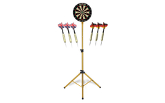 Stagecaptain DBS-1715 BullsEye Pro Cible de Fléchettes + Set Support Or