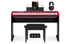 Casio PX-S1100 RD Privia Digitalpiano Rot Home Set