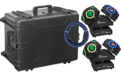 Eurolite LED B-200 Hypno Double Ball DJ Lichteffect Koffer Set