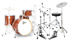 Gretsch CT1-J404-SWG Catalina Club Shellset Satin Walnut Glaze Set inkl. Hardware
