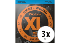 D'Addario EXL160S Medium 3x Set