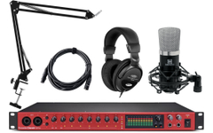 Focusrite Clarett+ 8Pre Podcast Set