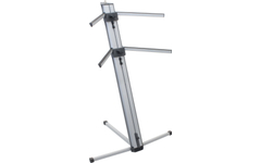 Classic Cantabile KS-100 Doppel-Keyboardständer Silber