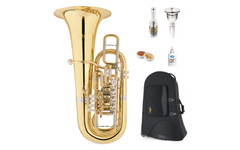 Lechgold FT-20/6L F-Tuba Gelakt Deluxe Set
