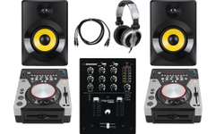 Omnitronic XMT-1400 Reproductor de CD DJ Independiente MP3 USB Set