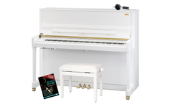 Kawai Aures 2 K-300 WH/P Pianoforte Bianco Lucido Set