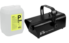Eurolite N-19 Machine à Fumée Noire Set avec 5l de Liquide